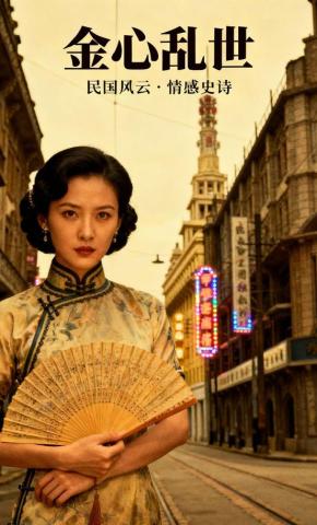 短剧《金心乱世》海报