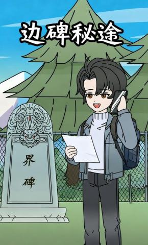 短剧《边碑秘途》海报