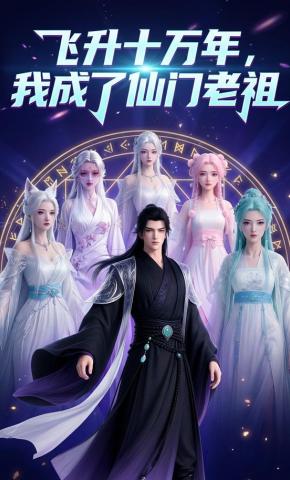 短剧《飞升十万年，我成了仙门老祖 第一季》海报