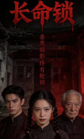 短剧长命锁海报