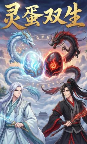 短剧《灵蛋双生》海报