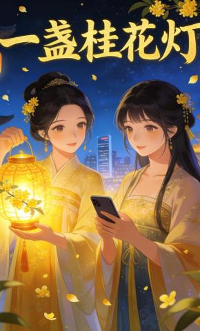 短剧《一盏桂花灯》海报