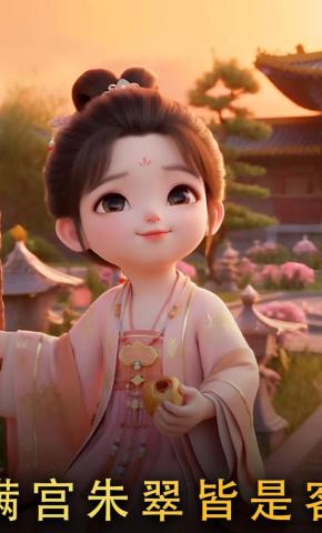 短剧《满宫朱翠皆是客》海报