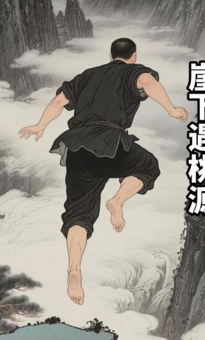 短剧《崖下遇桃源》海报