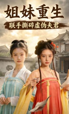 短剧《姐妹重生，联手撕碎虚伪夫君》海报