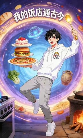 短剧《我的饭店通古今》海报