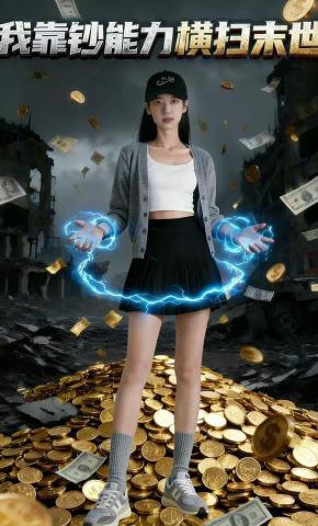 短剧《我靠钞能力横扫末世》海报