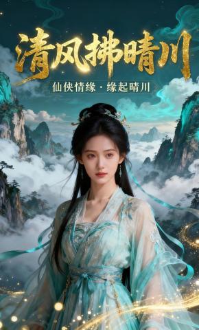 短剧《清风拂晴川》海报