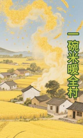 短剧《一碗米暖全村》海报