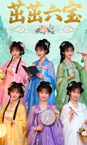 短剧《茁茁六宝》海报