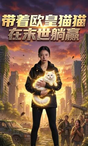短剧《带着欧皇猫猫在末世躺赢》海报