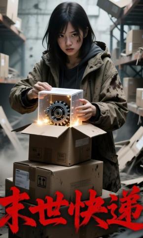 短剧《末世快递》海报