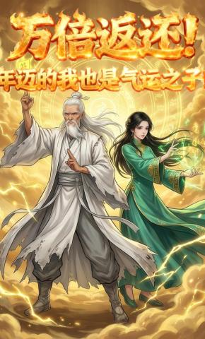 短剧《万倍返还！年迈的我也是气运之子！》海报