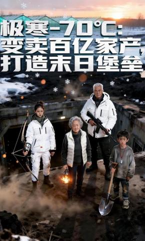 短剧《极寒-70℃：变卖百亿家产，打造末日堡垒》海报