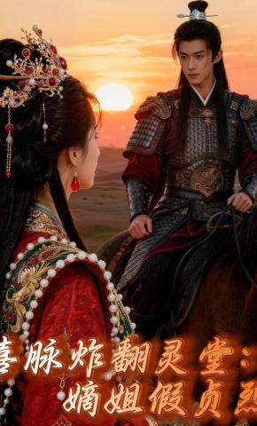 短剧《喜脉炸翻灵堂：嫡姐假贞烈》海报