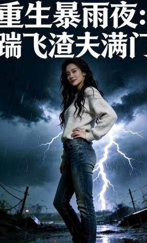 短剧《重生暴雨夜：踹飞渣夫满门》海报