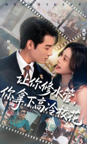 短剧《让你修水管，你拿下高冷校花》海报