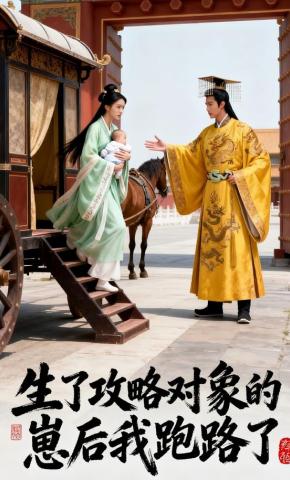 短剧《生了攻略对象的崽后我跑路了》海报