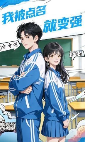 短剧《我被点名就变强》海报