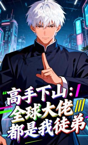 短剧《高手下山：全球大佬都是我徒弟》海报