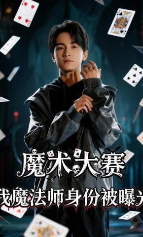 短剧《魔术大赛，我魔法师身份被曝光》海报