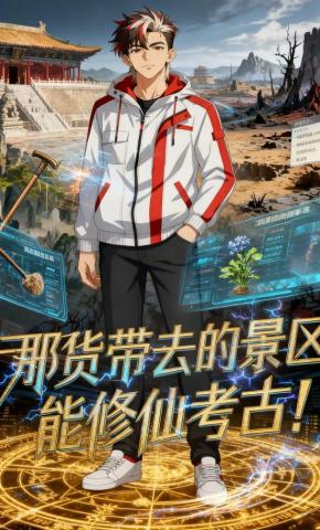 短剧《那货带去的景区能修仙考古！》海报