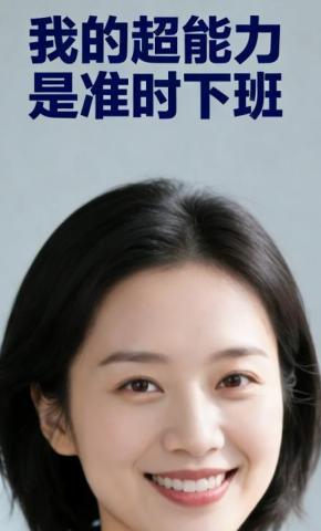 短剧《我的超能力是准时下班》海报
