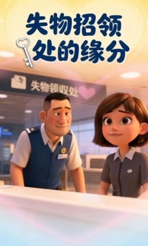 短剧《失物招领处的缘分》海报