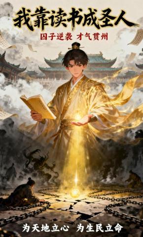 短剧《我靠读书成圣人》海报
