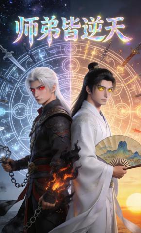 短剧《师弟皆逆天》海报