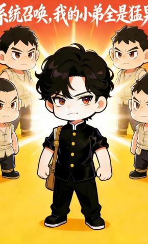 短剧《系统召唤，我的小弟全是猛男》海报