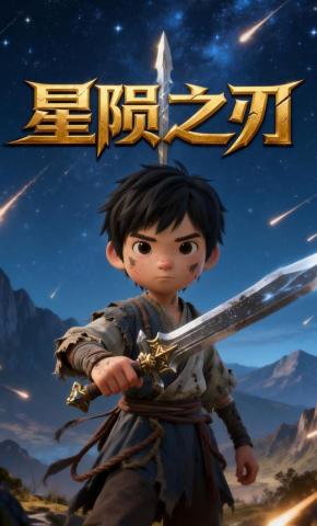 短剧《星陨之刃》海报
