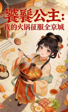 短剧《饕餮公主：我的火锅征服全京城》海报