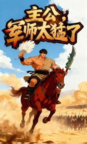 短剧《主公，军师太猛了》海报