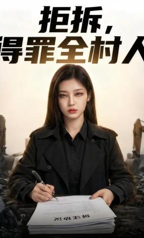 短剧《拒拆，得罪全村人》海报