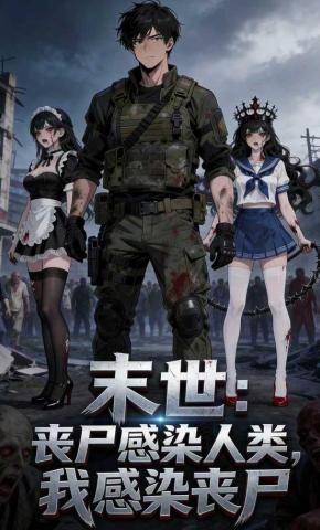 短剧《末世丧尸感染人类，我感染丧尸》海报