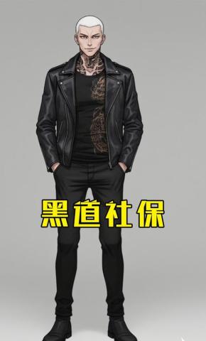 短剧《黑道社保》海报