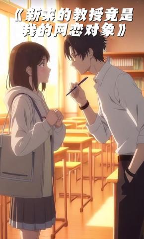 短剧《新来的教授竟是我的网恋对象》海报
