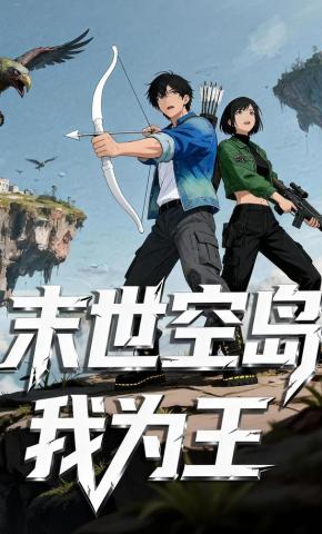 短剧《末世空岛我为王》海报