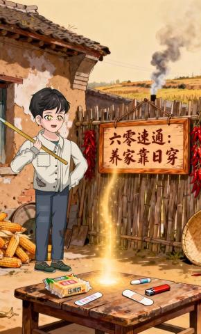 短剧《六零速通：养家靠日穿》海报