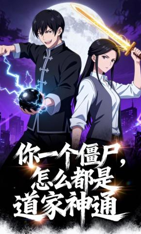 短剧《你一个僵尸，怎么都是道教神通》海报