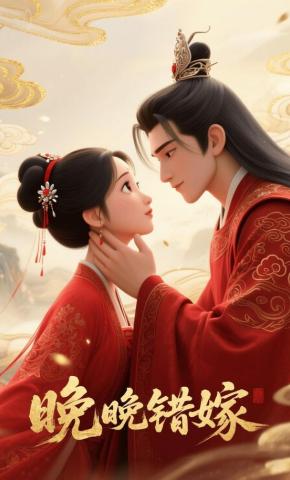 短剧《晚晚错嫁》海报