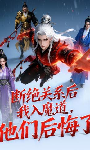 短剧《断绝关系后我入魔道，他们后悔了》海报