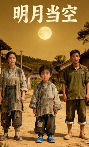 短剧《明月当空》海报