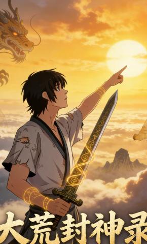 短剧《大荒封神录》海报