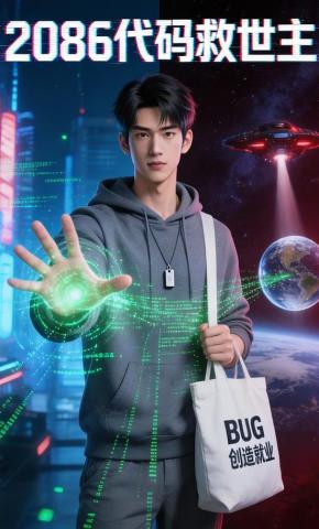 短剧《2086代码救世主》海报