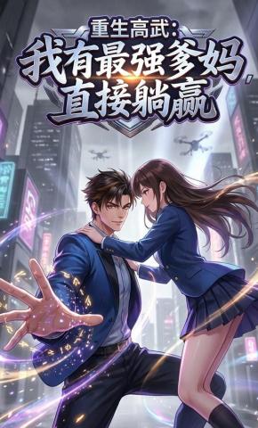 短剧《重生高武：我有最强爹妈，直接躺赢》海报