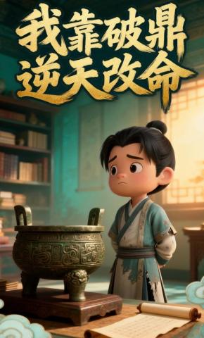 短剧《我靠破鼎逆天改命》海报
