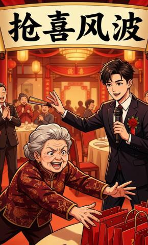 短剧《抢喜风波》海报