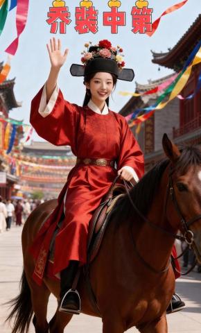 短剧《乔装中第》海报